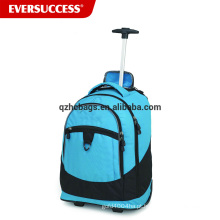 Mochila de carrinho de mochila de fábrica por atacado de China com rodas para adolescente, viajando mochila de rolagem (esv245)